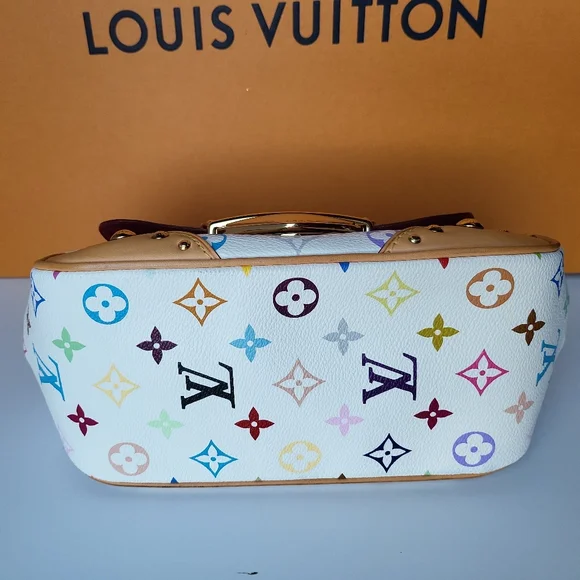 🔥SOLD🔥LOUIS VUITTON Marilyn White Multicolor Shoulder Bag - Picture 5 of 17